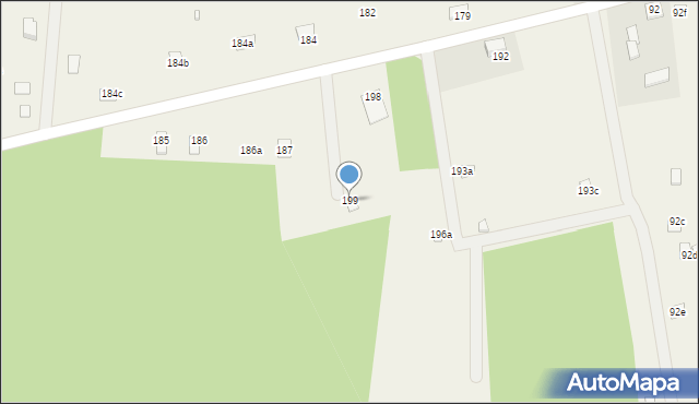 Przeradowo, Przeradowo, 199, mapa Przeradowo