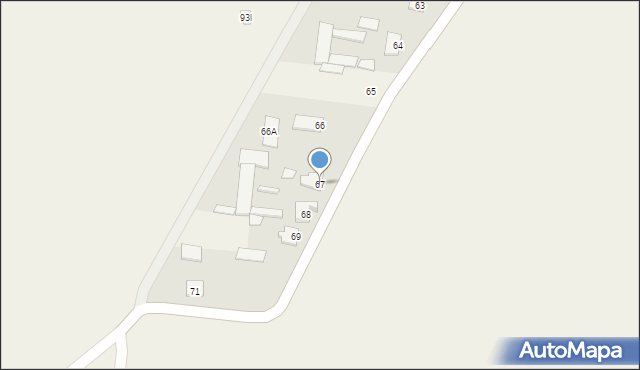 Przeradowo, Przeradowo, 67, mapa Przeradowo