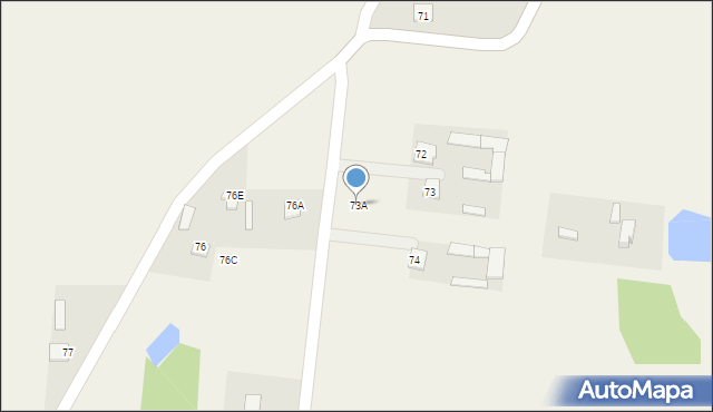 Przeradowo, Przeradowo, 73A, mapa Przeradowo