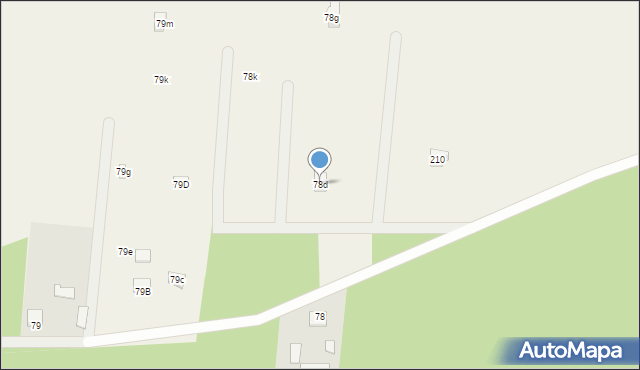 Przeradowo, Przeradowo, 78d, mapa Przeradowo