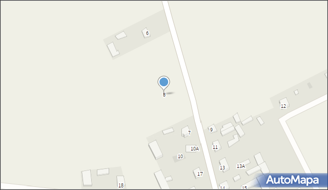Przeradowo, Przeradowo, 8, mapa Przeradowo