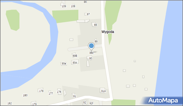 Przeradowo, Przeradowo, 89c, mapa Przeradowo