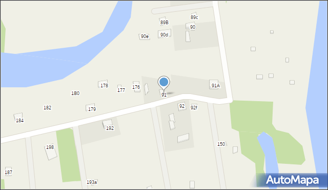 Przeradowo, Przeradowo, 91, mapa Przeradowo