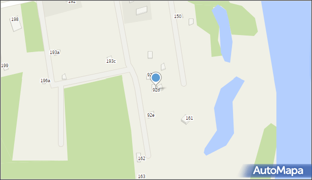 Przeradowo, Przeradowo, 92d, mapa Przeradowo