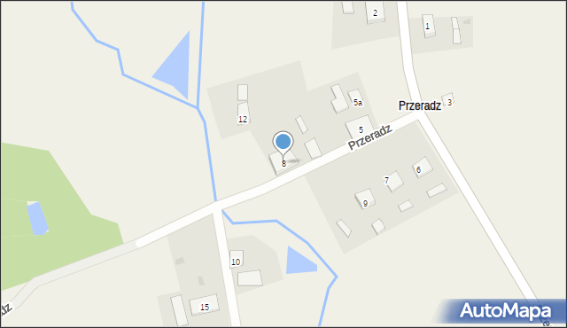 Przeradz, Przeradz, 8, mapa Przeradz