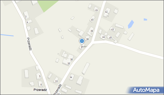 Przeradz, Przeradz, 37, mapa Przeradz