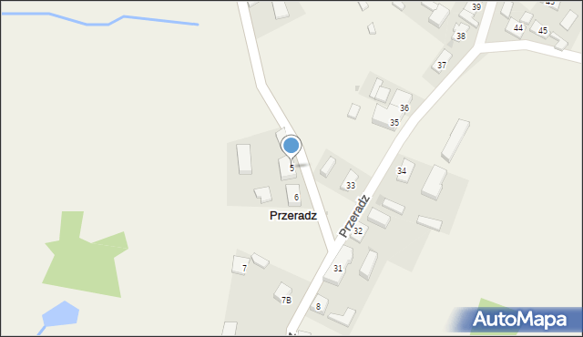 Przeradz, Przeradz, 5, mapa Przeradz