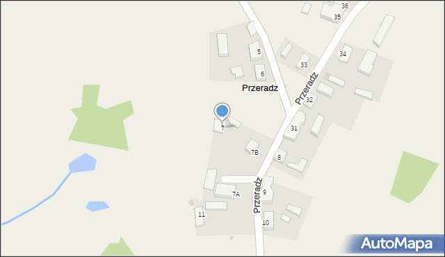 Przeradz, Przeradz, 7, mapa Przeradz