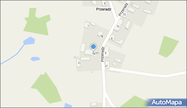 Przeradz, Przeradz, 7A, mapa Przeradz