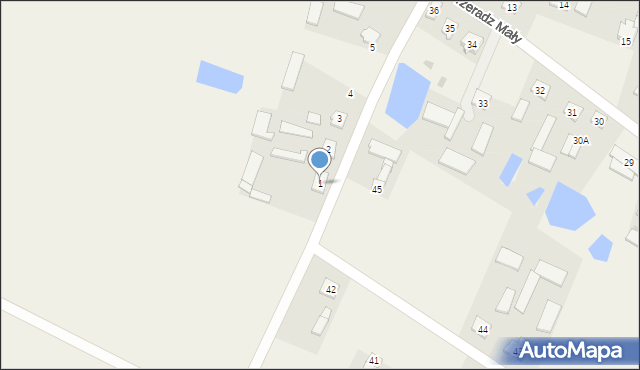 Przeradz Mały, Przeradz Mały, 1, mapa Przeradz Mały