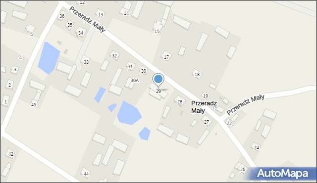 Przeradz Mały, Przeradz Mały, 29, mapa Przeradz Mały