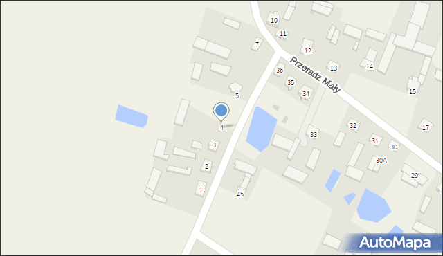 Przeradz Mały, Przeradz Mały, 4, mapa Przeradz Mały