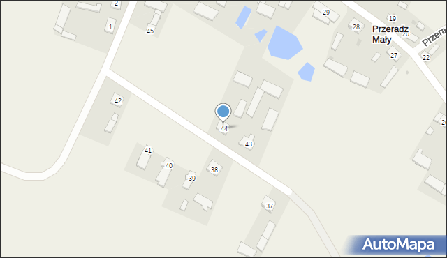 Przeradz Mały, Przeradz Mały, 44, mapa Przeradz Mały