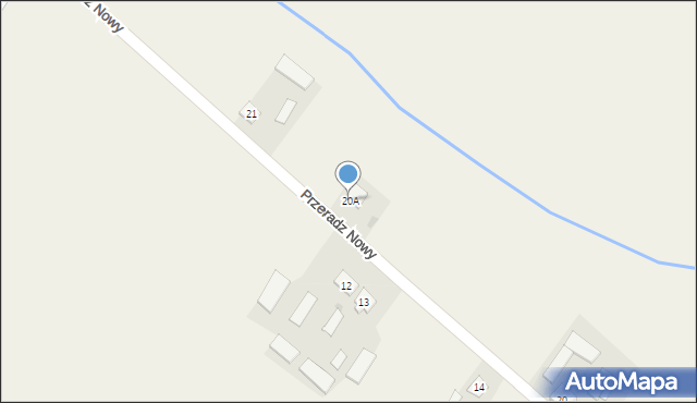Przeradz Nowy, Przeradz Nowy, 20A, mapa Przeradz Nowy