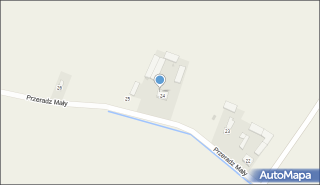 Przeradz Nowy, Przeradz Nowy, 24a, mapa Przeradz Nowy