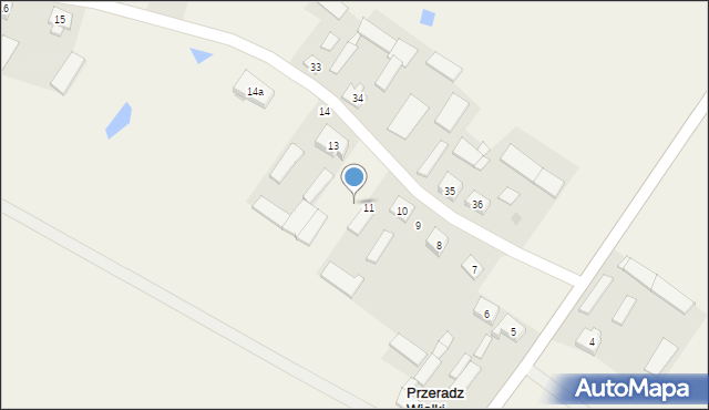 Przeradz Wielki, Przeradz Wielki, 12, mapa Przeradz Wielki