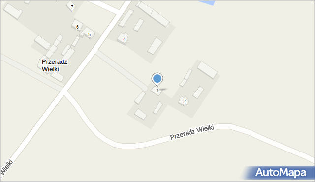 Przeradz Wielki, Przeradz Wielki, 3, mapa Przeradz Wielki