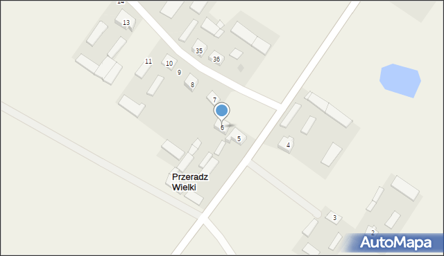 Przeradz Wielki, Przeradz Wielki, 6, mapa Przeradz Wielki
