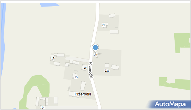 Przerodki, Przerodki, 22, mapa Przerodki