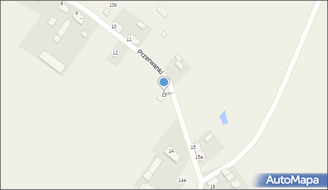 Przerwanki, Przerwanki, 13, mapa Przerwanki