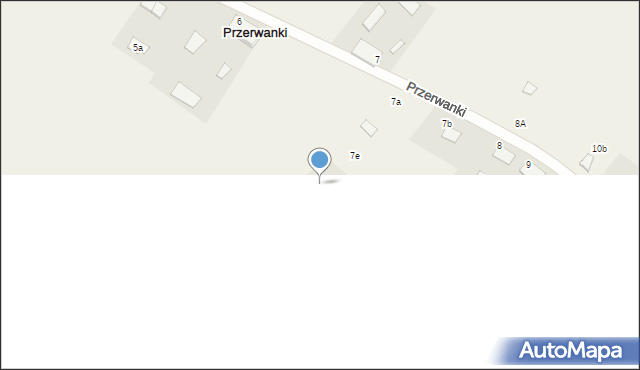 Przerwanki, Przerwanki, 7c, mapa Przerwanki
