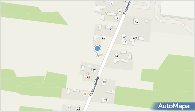 Przesiadłów, Przesiadłów, 13, mapa Przesiadłów