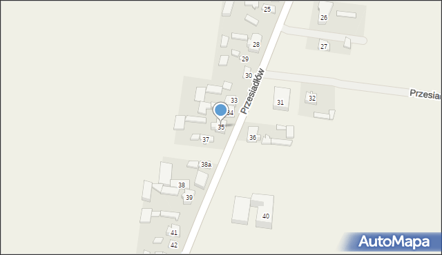 Przesiadłów, Przesiadłów, 35, mapa Przesiadłów
