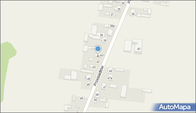 Przesiadłów, Przesiadłów, 41, mapa Przesiadłów