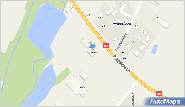 Przęsławice, Przęsławice, 26B, mapa Przęsławice