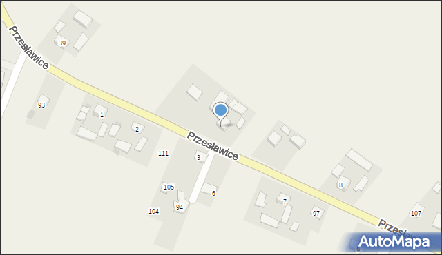 Przesławice, Przesławice, 4, mapa Przesławice