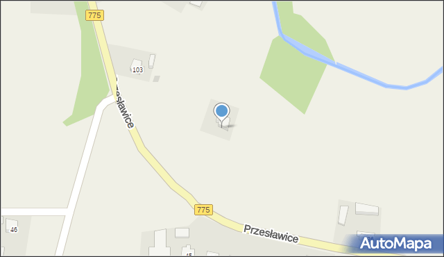 Przesławice, Przesławice, 40, mapa Przesławice