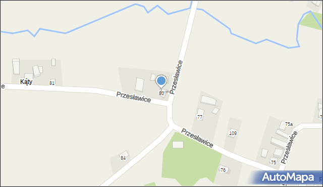 Przesławice, Przesławice, 80, mapa Przesławice