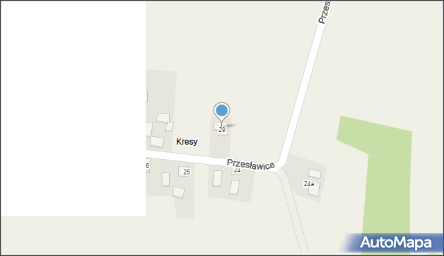 Przesławice, Przesławice, 29, mapa Przesławice