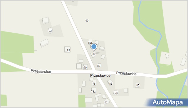 Przesławice, Przesławice, 81, mapa Przesławice