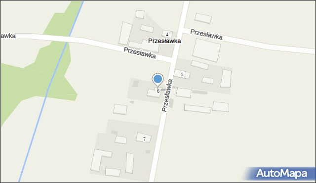 Przesławka, Przesławka, 6, mapa Przesławka