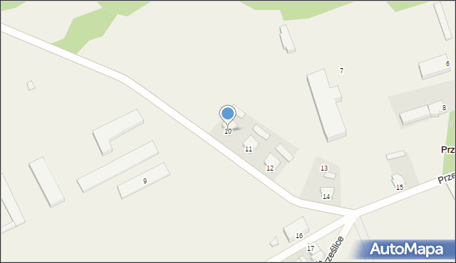 Prześlice, Prześlice, 10, mapa Prześlice