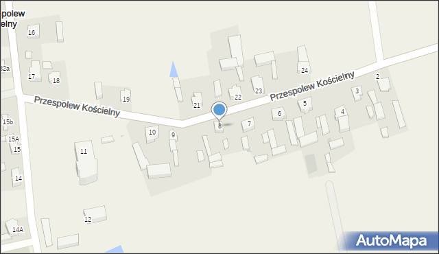 Przespolew Kościelny, Przespolew Kościelny, 8, mapa Przespolew Kościelny