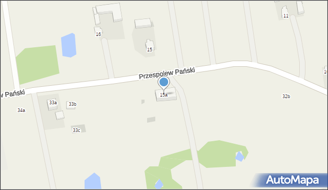 Przespolew Pański, Przespolew Pański, 15a, mapa Przespolew Pański