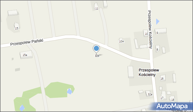 Przespolew Pański, Przespolew Pański, 32b, mapa Przespolew Pański