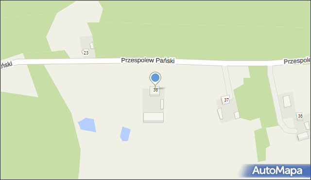 Przespolew Pański, Przespolew Pański, 38, mapa Przespolew Pański