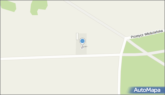 Przetycz Włościańska, Przetycz Włościańska, 47, mapa Przetycz Włościańska