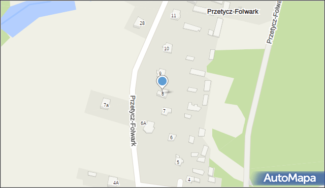 Przetycz Włościańska, Przetycz Włościańska, 8, mapa Przetycz Włościańska