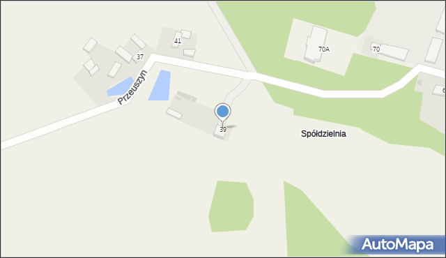 Przeuszyn, Przeuszyn, 39, mapa Przeuszyn