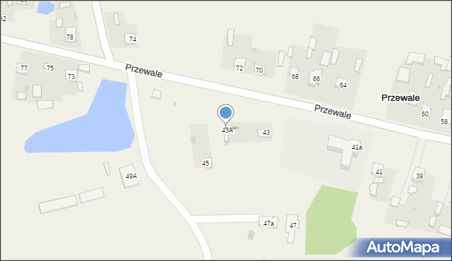 Przewale, Przewale, 43A, mapa Przewale