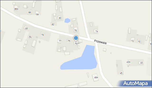 Przewale, Przewale, 73, mapa Przewale