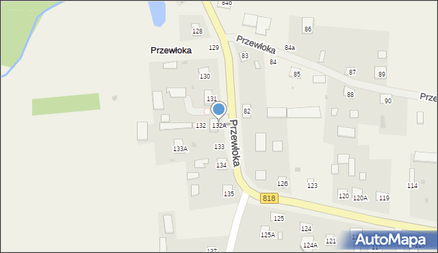 Przewłoka, Przewłoka, 132A, mapa Przewłoka