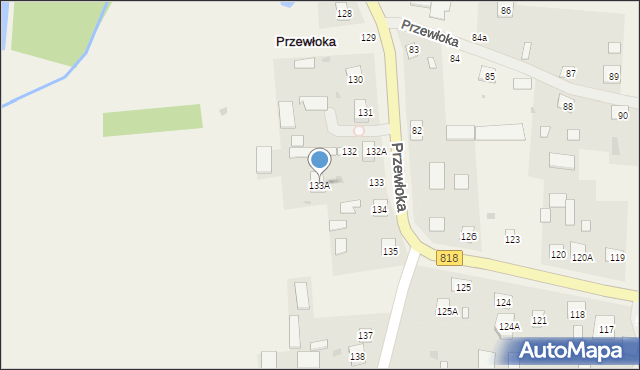 Przewłoka, Przewłoka, 133A, mapa Przewłoka