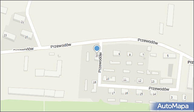 Przewodów Osada, Przewodów Osada, 19, mapa Przewodów Osada