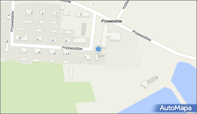 Przewodów Osada, Przewodów Osada, 2, mapa Przewodów Osada