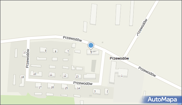Przewodów Osada, Przewodów Osada, 5, mapa Przewodów Osada